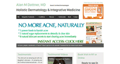 Desktop Screenshot of holisticdermatology.com